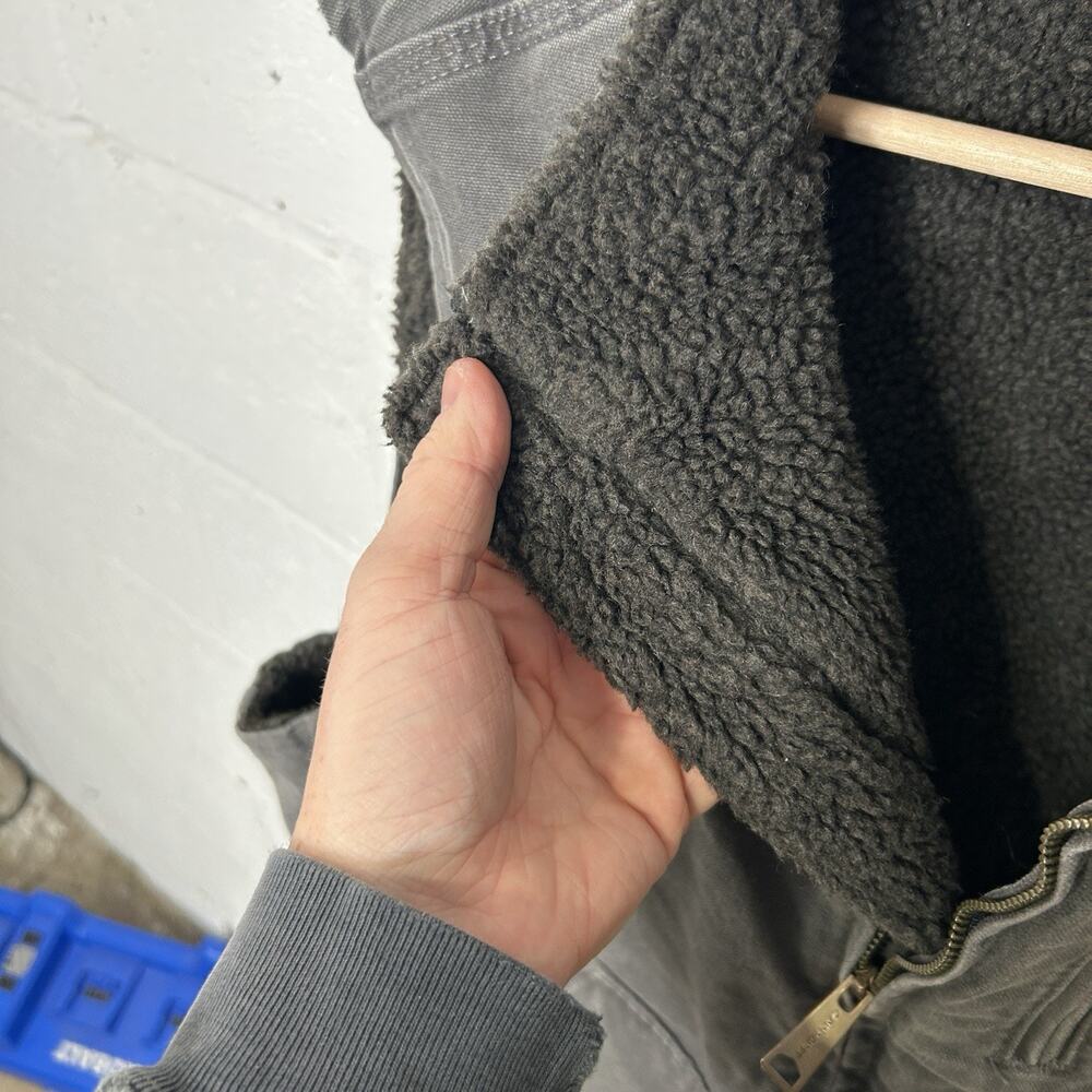 Carhartt Sandstone Sherpa-Lined Vest “Gravel” V33 GVL - Picture 10 of 11